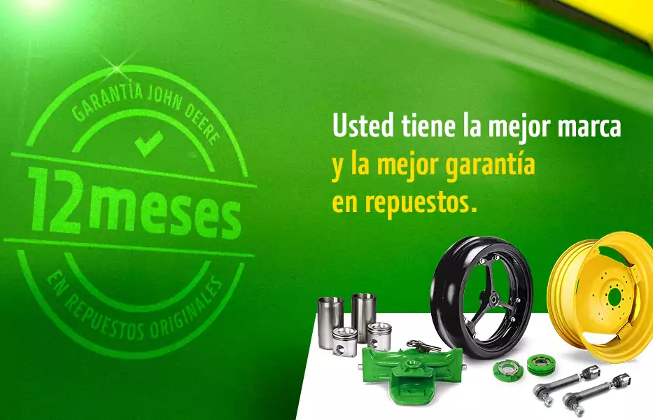 Nueva Garantía en Repuestos John Deere